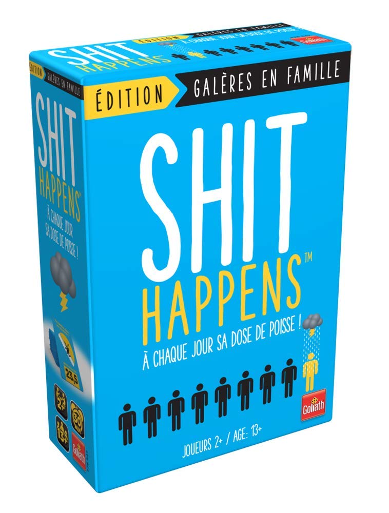 Goliath - Happens - Family Galleys Edition - Board Game for Teens and Adults - Fun - Card Game - For Family Fun Moments - For 2 Players and Up - Ages 13 and Up — image 1