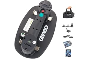 GRABO Nemo Grabo Electric Vacuum Suction Cup Lifter with 375 lb Maximum Load Capacity, Includes Battery and Seal