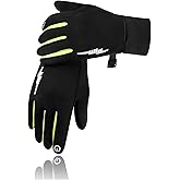 Duoyeree Kids Winter Gloves Warm Touchscreen Windproof Water Resistant Soft Lining Cycling Skiing Gloves for Boys Girls