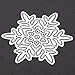 Whitelotous Cutting Dies Stencil Metal Mould for DIY Scrapbook Album Paper Card (4pcs Snowflake)