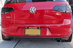 Rally Armor MF37-UR-BLK/RD Black, Red Mud Flap with