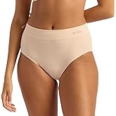 Boody Bamboo Underwear Women's Seamless Luxury Panties, Full Coverage High-Waisted Underwear Stretch, Bamboo Viscose Fabric