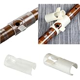 CCeCCe 2 Pack Flute Wind Director Practice Tool Clip on Embouchure Blowing Aid Nozzle Air Stream Training Devices for Beginner Dizi Chinese Bamboo Flute Xiao Woodwind Flute Wooden Flutes Easy to Blow