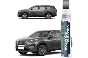 SNSIR KAD Gun Metallic Touch Up Paint for Nissan, Car Paint Pen Scratch Repair Two-In-One Touch Up Paint, Premium Car Scratch Remover for Deep Scratches