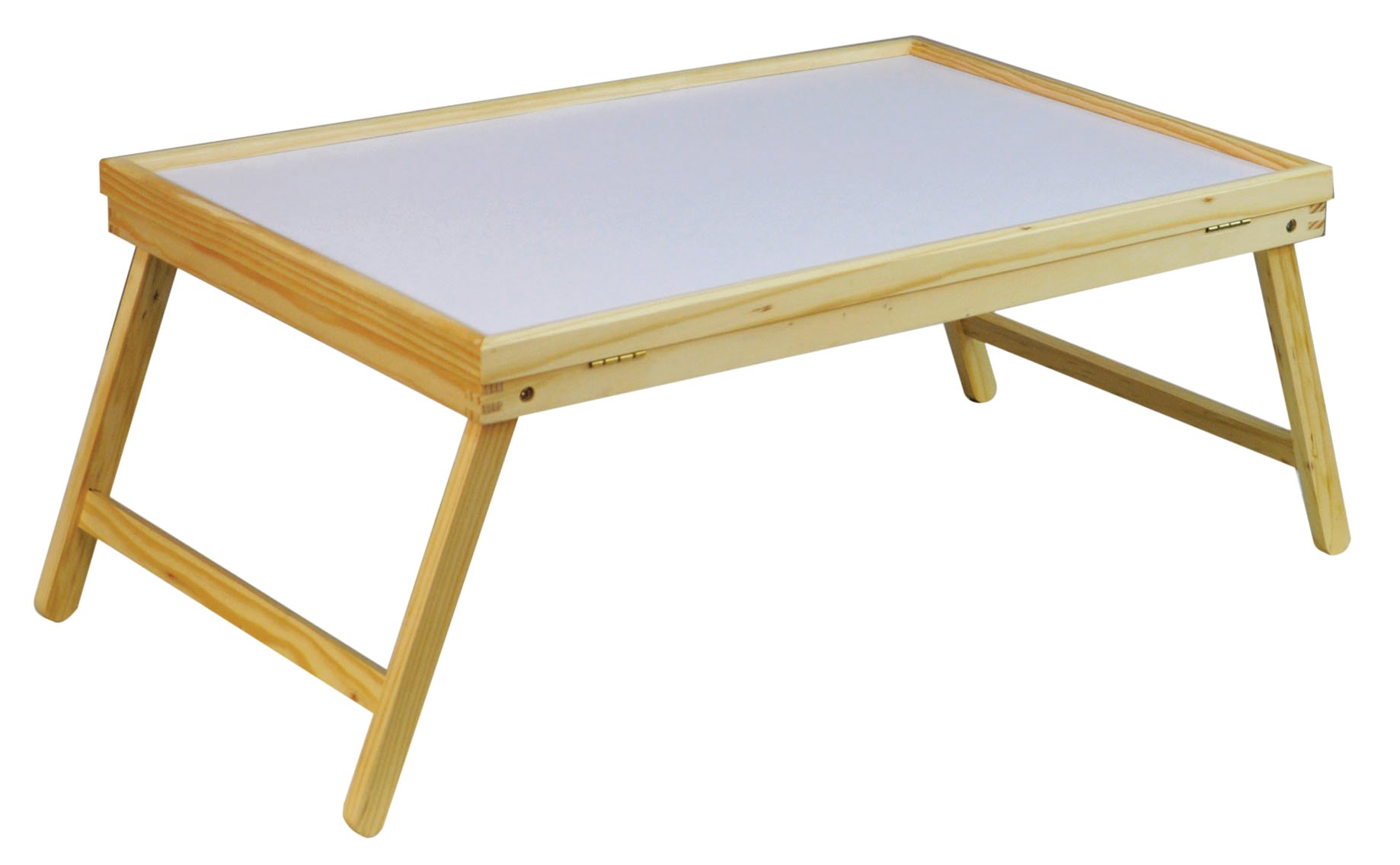 Folding Wooden Bed Tray with Angle Adjustable Tray. Serving, Breakfast in Bed,Table for Eating or Work. Use Laptops, do Puzzles and Read. with Folding Legs. Use on Beds or on Your Lap on Chairs.