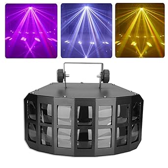 Luz Disco DJ luces de fiesta 4 en 1 luces PAR LED 12W DMX Sound ...