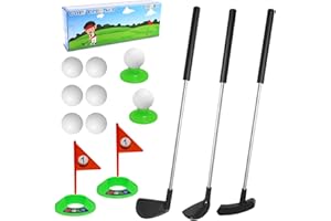 JOINBO Toddler Golf Clubs Set for Right Hand,Plastic Kids Golf Clubs for Indoor and Outdoor Sport Toys,Christmas Birthday Gifts for Boys and Girls Aged 3 4 5 6 Years Old