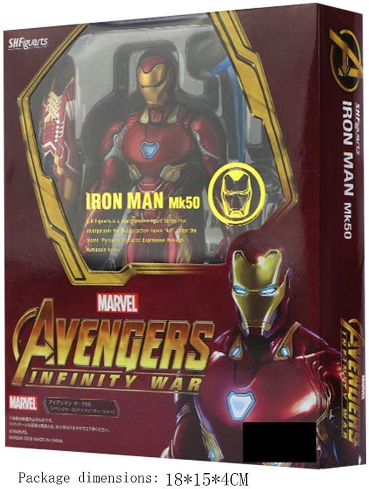 muñeco de iron man articulado