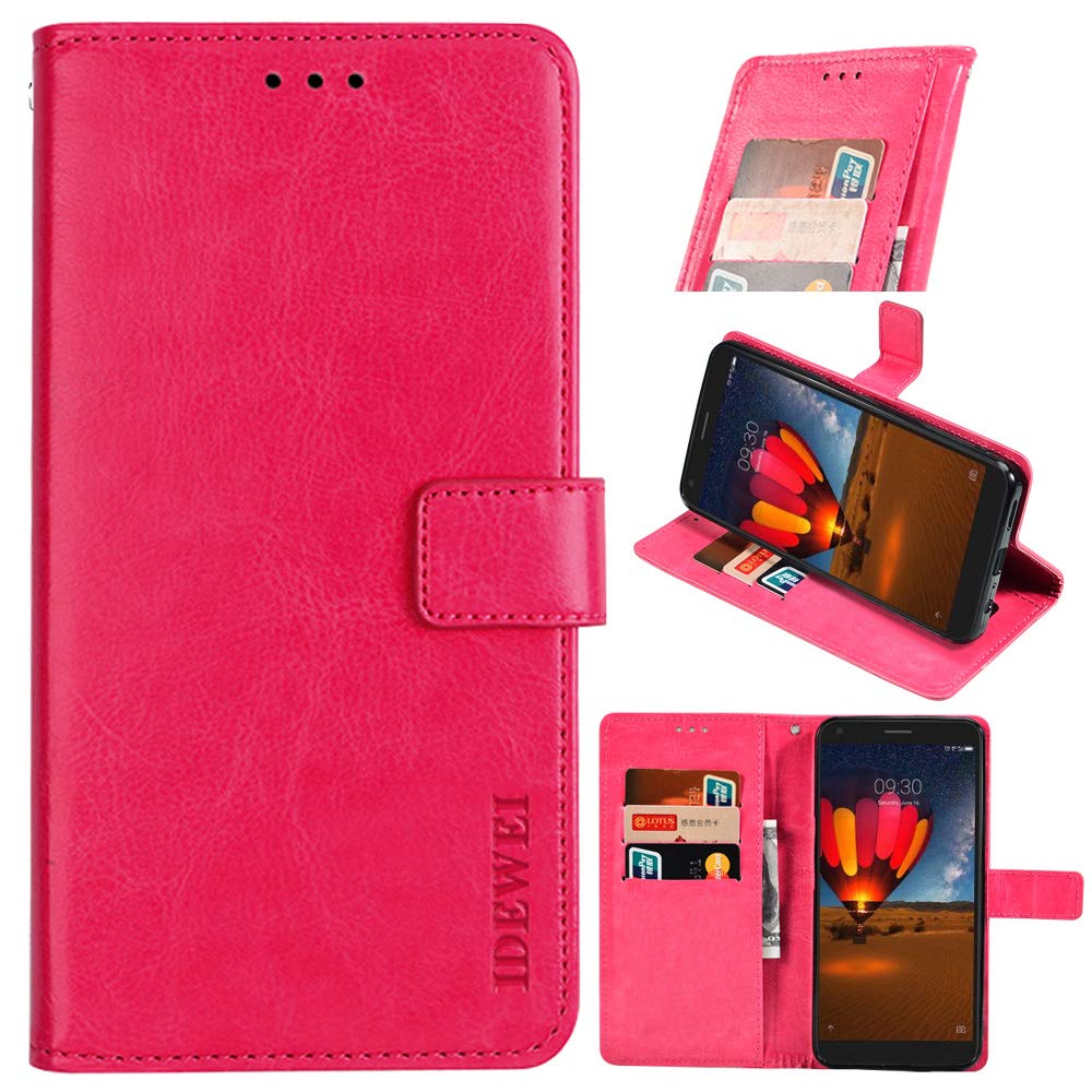 BELLA BEAR For OPPO Reno 11F Case [Card Holder] [Kickstand] [Wallet Case] Leather Flip Wallet Case for OPPO Reno 11F(Rose red)