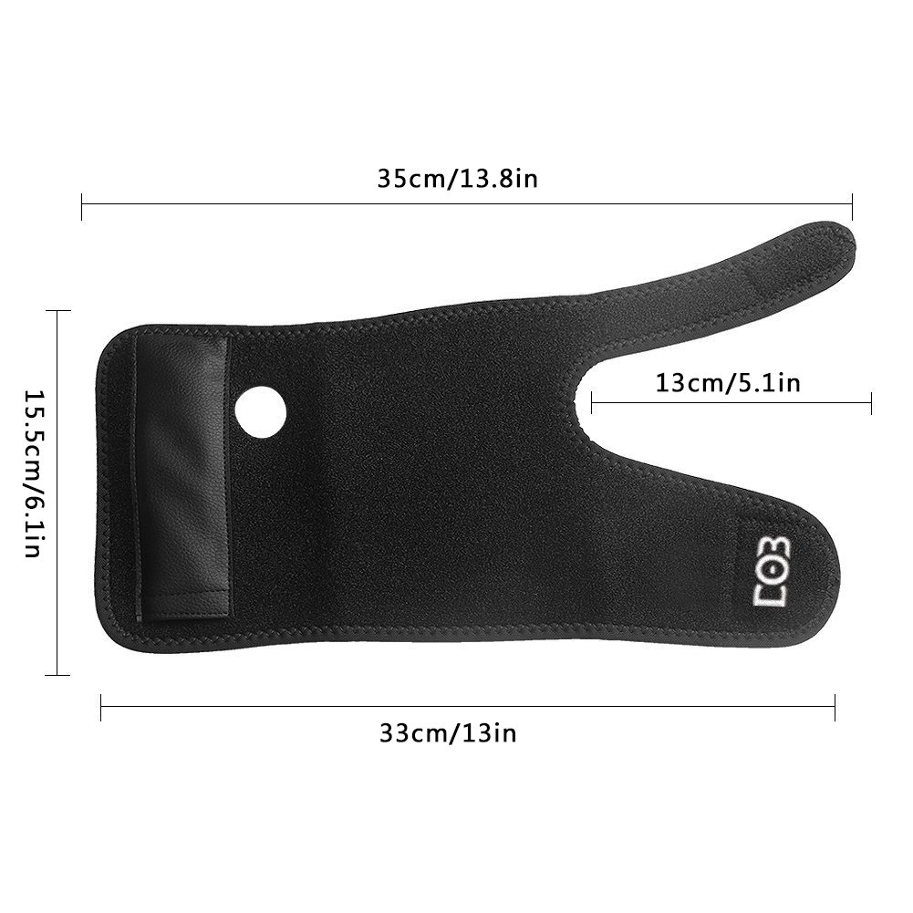 DOB Wrist Brace, Wrist Support with Removable Splint and Adjustable Support Wrap for Carpal Tunnel (Left)