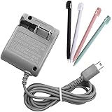 DS Lite Charger Kit, AC Power Adapter Charger and Stylus Pen for Nintendo DS Lite Systems, Wall Travel Charger Power Cord Cha