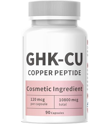 ghk-cu price QUBIT Copper Peptide, Support Deep Hydration & Healthy-Looking Glow, Improve Hair Appearance for Thicker, Fuller-Looking Hair, 90 Vegan Capsules benefits of GHK-CU 400mg of GHK size:5mg*10vials bpc-157 for acid reflux