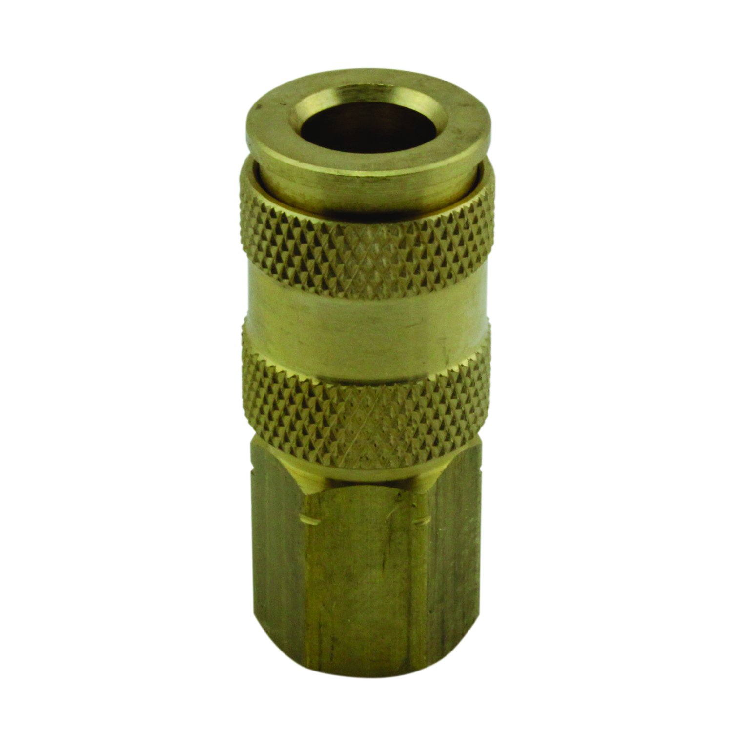 Milton Industries (S-766) 3/8" FNPT Female V-Style High-Flow Coupler - Air Tool Fittings - 