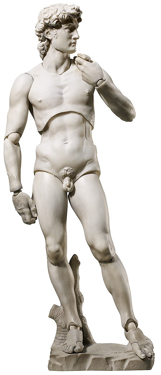 FREEing The Table Museum - Action Figure Figma Del David Di Michelangelo (15 Cm) - Statua Snodabile Da Collezione