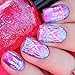 BORN PRETTY Round Stamping Plate Feather Arrow manicuring Nail Art Image Plate BP-152