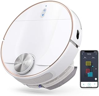 eufy RoboVac L70 Hybrid Saugroboter mit Wischfunktion, iPath Laser-Navigation, 2in1 Staubsauger und Wischmopp, WLAN, Kartendarstellung, 2200Pa Saugkraft, Geräuscharm für Hartböden&amp; mittelhohe Teppiche