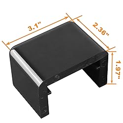Hood Rest Bumper Bushing Channel Slide on 2 Pack