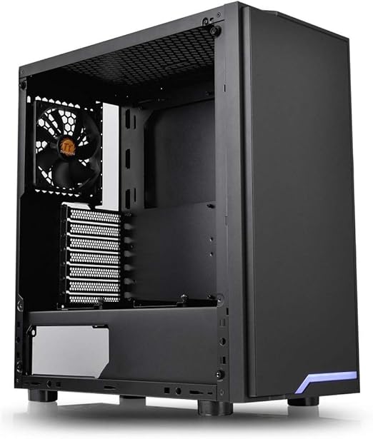 Thermaltake H100 TG ATX Mid Tower Chassis, Negro: Thermaltak: Amazon.es: Informática