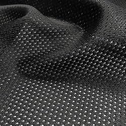 Pico Textiles 1 Yard - Black Polyester Micro Mesh