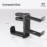 EURPMASK 3-in-1 Headset Controller Holder Clamp Mount Desk Organizer PC Gaming view 7