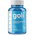 ASHWA Vitamin Gummy by Goli Nutrition - Ashwagandha and Vitamin D Gummies - Relax. Restore. Unwind. (Mixed Berry, KSM-66, Veg