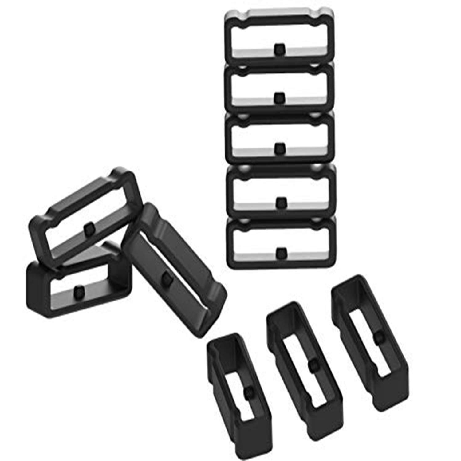 Ruentech Lock Ring Compatible with Suunto 9 / Baro / Suunto Spartan Ultra / Spartan Sport / Spartan Sport Wrist Hr / Spartan Sport Wrist Hr Baro Smartwatch Accessories Silicone Strap Keeper 11pcs