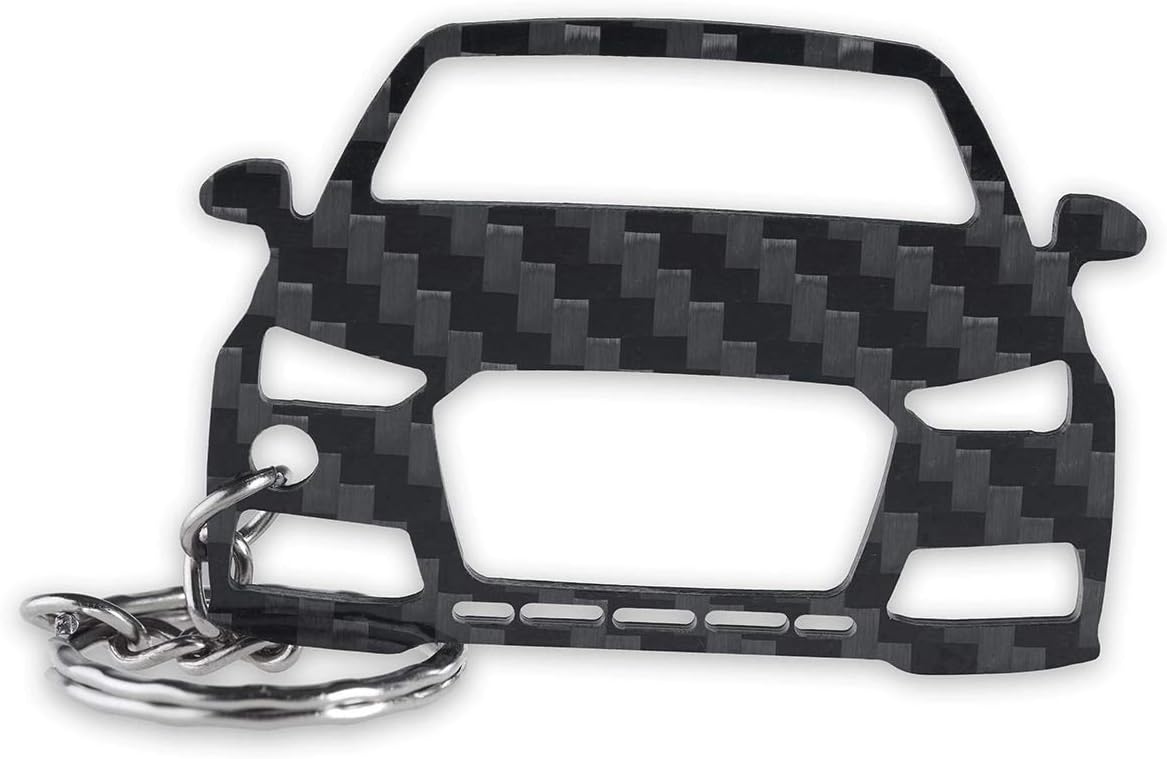 Audi S1 8X Carbon Key Ring | 5.6 x 3.8 cm.
