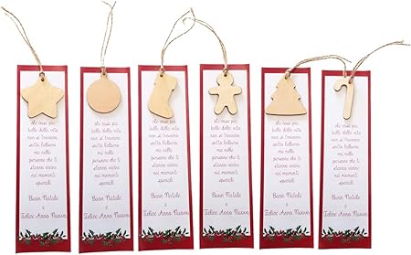 Segnaposto Natalizi Amazon.Irpot 20 Pz Segnaposto In Carta Natalizi Con Decorazione Legno Zdz15 100 Amazon It Casa E Cucina