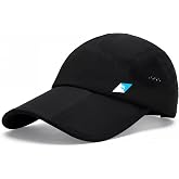 Seektop Foldable Baseball Cap, UPF 50+ 3-Panel Packable Outdoor Hat | Long Brim, Quick-Dry Breathable Mesh, Adjustable Drawstring, Lightweight Folding, Ideal for Hiking Traveling, Men Women