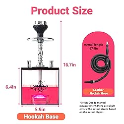 QiQiCi Large Hookah Set with Everything – Premium