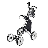 FLAGTAG Golf Push Cart 4-Wheels,Folding Golf