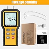 BTMETER QX-1201 Digital Manometer Gas Pressure Meter HVAC Dual Port view 7