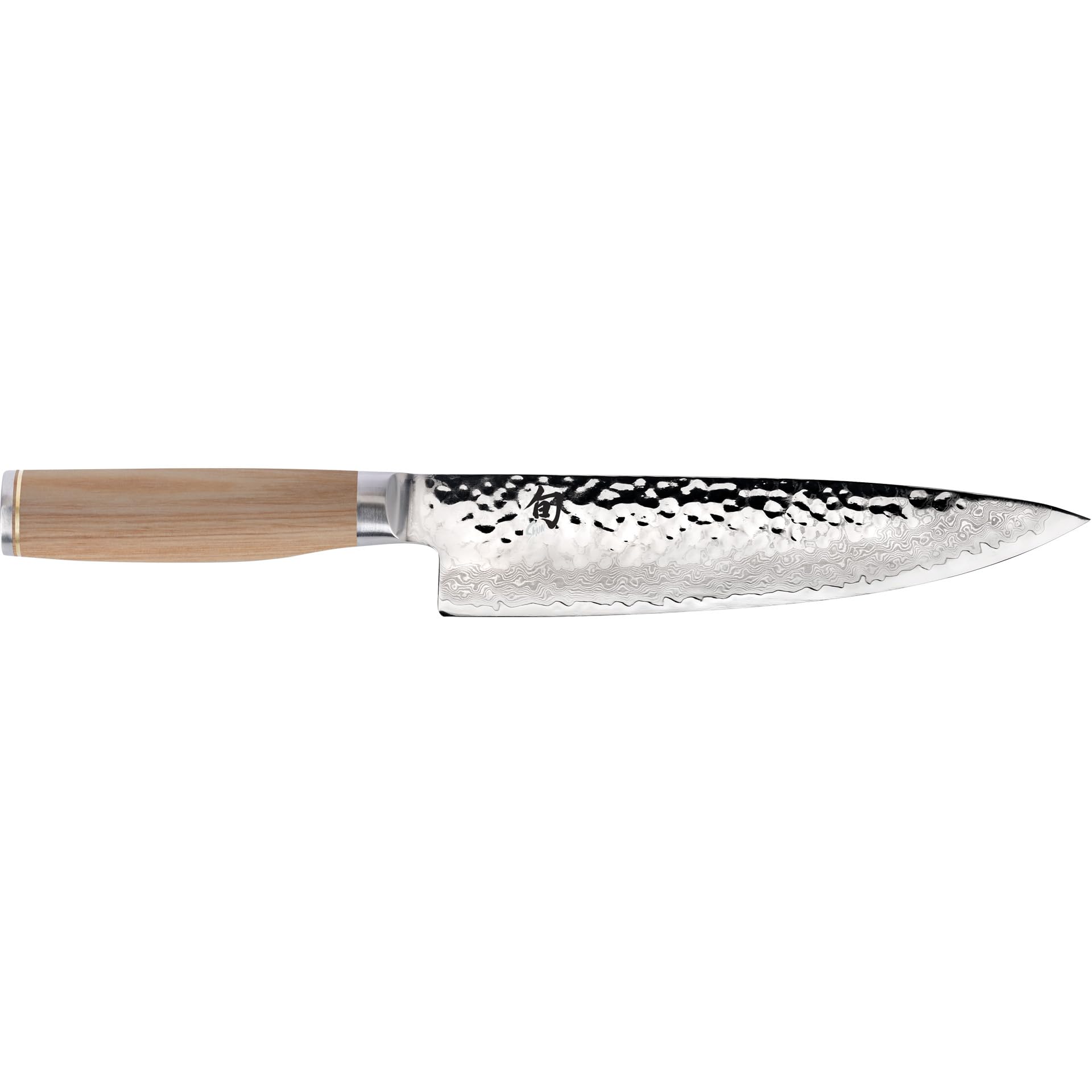 Photo 1 of Shun Premier Blonde 8" Chef's Knife, Handcrafted Japanese Kitchen Knife for Professional and Home Chefs, VG-MAX Core with Damascus Stainless Steel Cladding, Pakkawood Handle