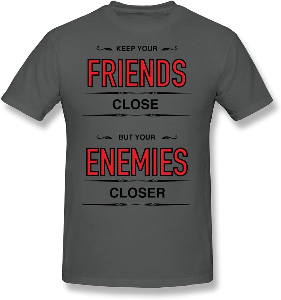 enemies friends t shirt