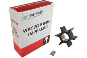 HeuroFosh 89981 Water Pump Impeller for Mercury Marine 3.9 4 4.5 6 7.5 9.8 10 HP Outboard Engine 47-39074 47-65957 47-89981