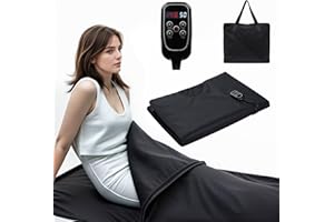 NICEGREEN LIFE Far Infrared Sauna Blanket - Portable Infrared Sauna for Home Relaxation - Sauna Blanket - Infrared Blanket Sauna with 77–176 °F Temp Range