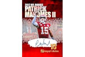 GENERIC PATRICK MAHOMES II Custom Made Novelty Football Card Depicting His 2017 Rookie Year - (Printed Autograph, Unbranded)