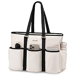 LOVEVOOK Work Tote Bag for Women, 15.6 Inch Laptop