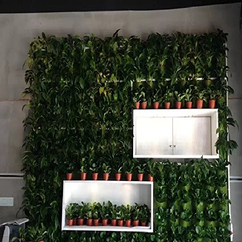 Vertical Garden Planter, Glovion Wall Pocket Planter Grow Bag for Indoor  Outdoor Use 9 