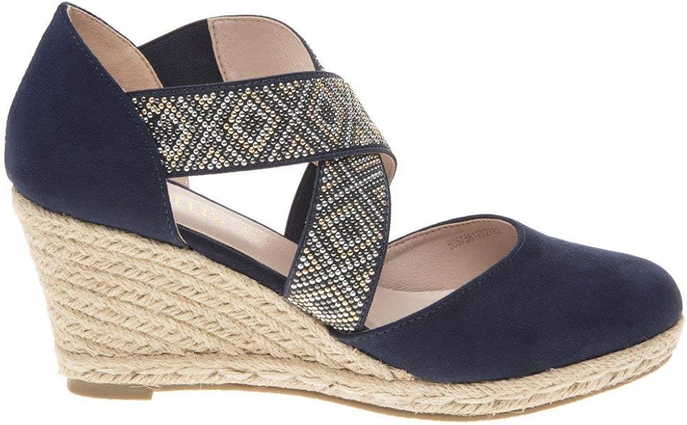 lotus navy sandals