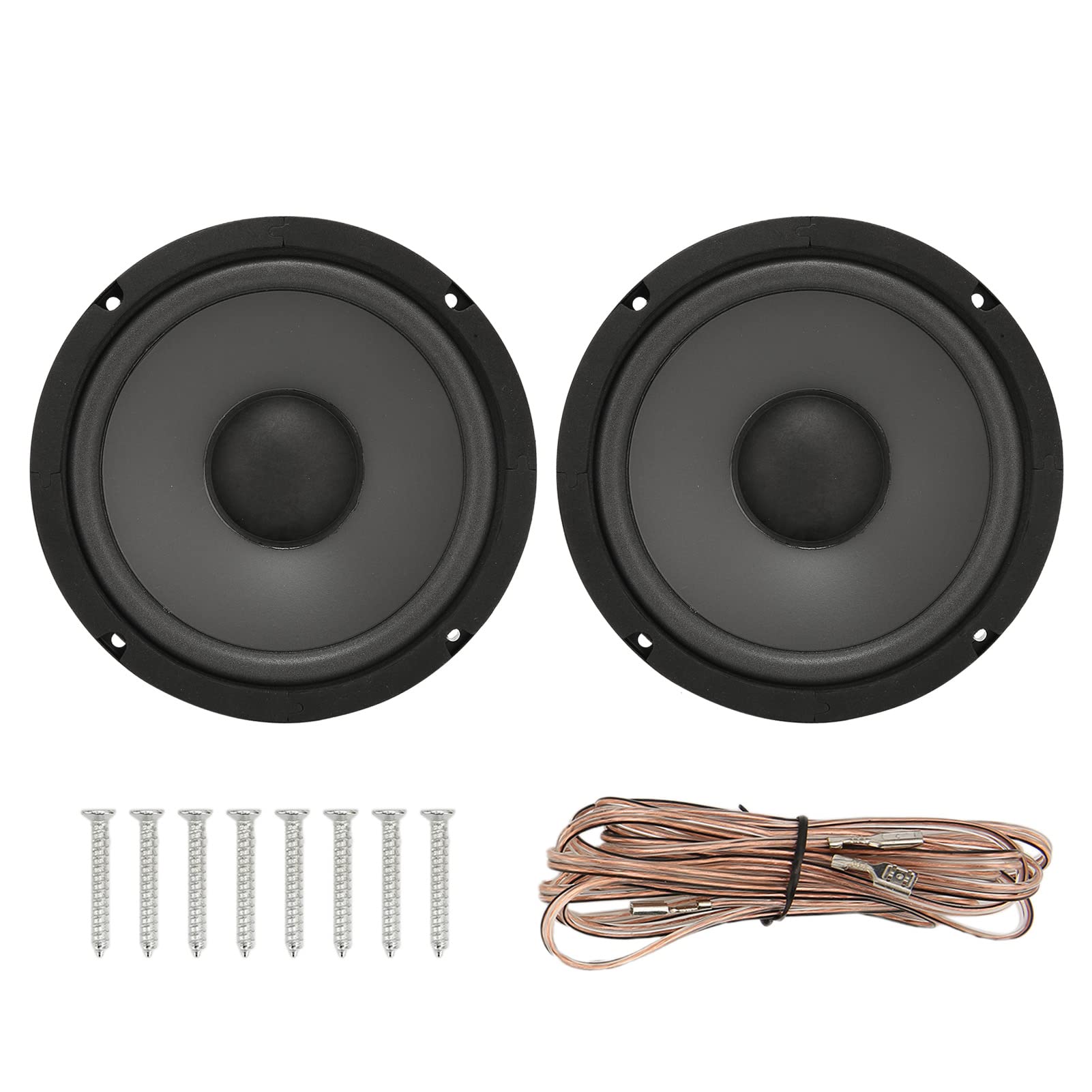 Annadue 2Pcs Coaxial Car Loudspeaker for Car Vehicle, YH 600 6 Inch Car Loudspeaker, 600W Full Range Bass, for All Car Sound Systems.