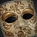 BeyondMasquerade Roman Venetian Masquerade Mask Men - Vintage Gold