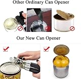 Wellehomi 3-in-1 Tin Opener Stainless Steel Manual Can Opener view 4