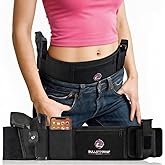 Belly Band Holster for Concealed Carry - Gun Holster for Women - Fits Glock, Smith Wesson, Taurus, Ruger, Sig, and More -Breathable Neoprene Waistband Holster for Most Pistols and Revolvers