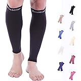 Doc Miller Calf Compression Sleeve Men and Women - 15-20mmHg Shin Splint Compression Sleeve Recover Varicose Veins, Torn Calf