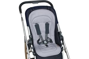 liuliuby Stroller Cool Seat Liner - Cooling Accessories for Baby in Hot Summer, for Heat & Sun - Promotes Air Flow with Moisture Wicking 3D Mesh - Comfortable Cushion Mat/Pad for Ventilation