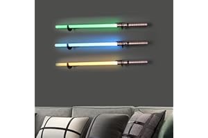 BYTOTU Lightsaber Wall Mount, Lightsaber Stand ,Suitable for Lightsaber Stand, Lightsaber Display Swords, Light Saber, Sword, Wall Bracket-black（ 3sets）