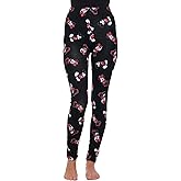 Disney Womens Leggings Mickey Minnie Mouse All Over Print Essentials Full Length