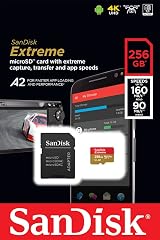SanDisk Extreme 256GB microSDXC Card + SD Adapter A2 U3 V30 160MB/s view 3