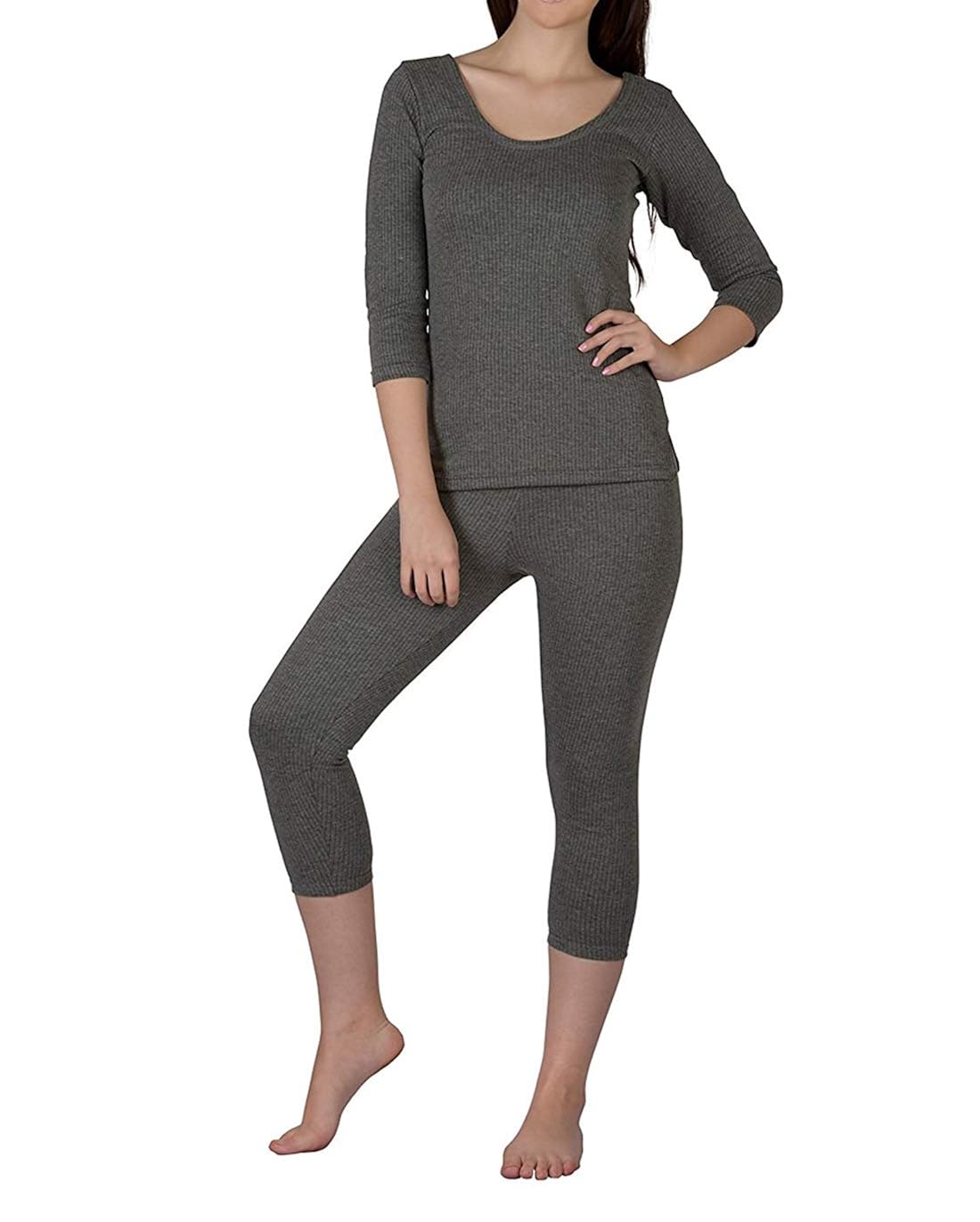 Buy Epoxy Women Thermal Set for Winter Top & Bottom Wear at Amazon.in